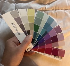 Soft Summer Color Swatch Fan For Personal Color Season Analysis