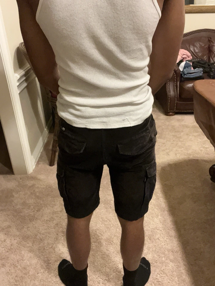 Pantalones Cortos Carga Pana DGK • Talla 30 Negro Patinador Y2K Streetwear Foto 2 de 4