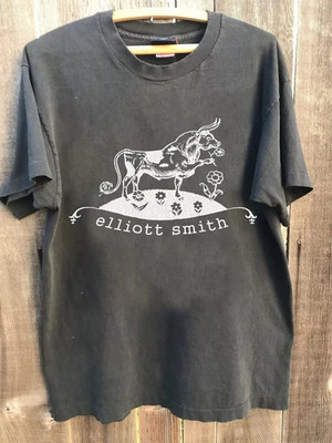 Elliott Smith Ferdinand The Bull Tour Shirt Charcoal Color Unisex Tshirt  TU1533