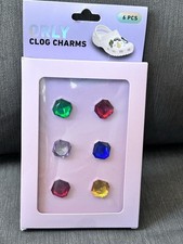 Croc clog charms Jewels set of 6 for Croc type shoes