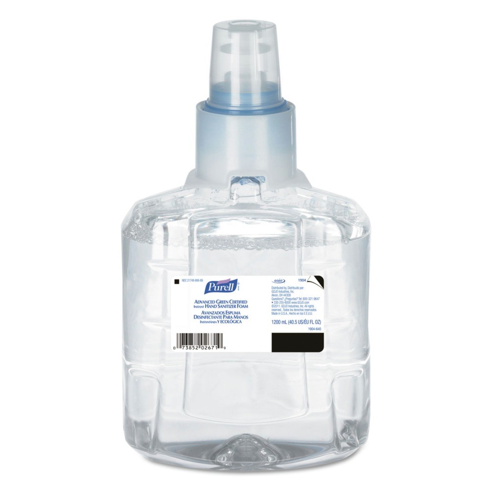 Пенка для дезинфекции рук Purell 190402CT объемом 1200 мл для LTX-12 2 CT 17790₽