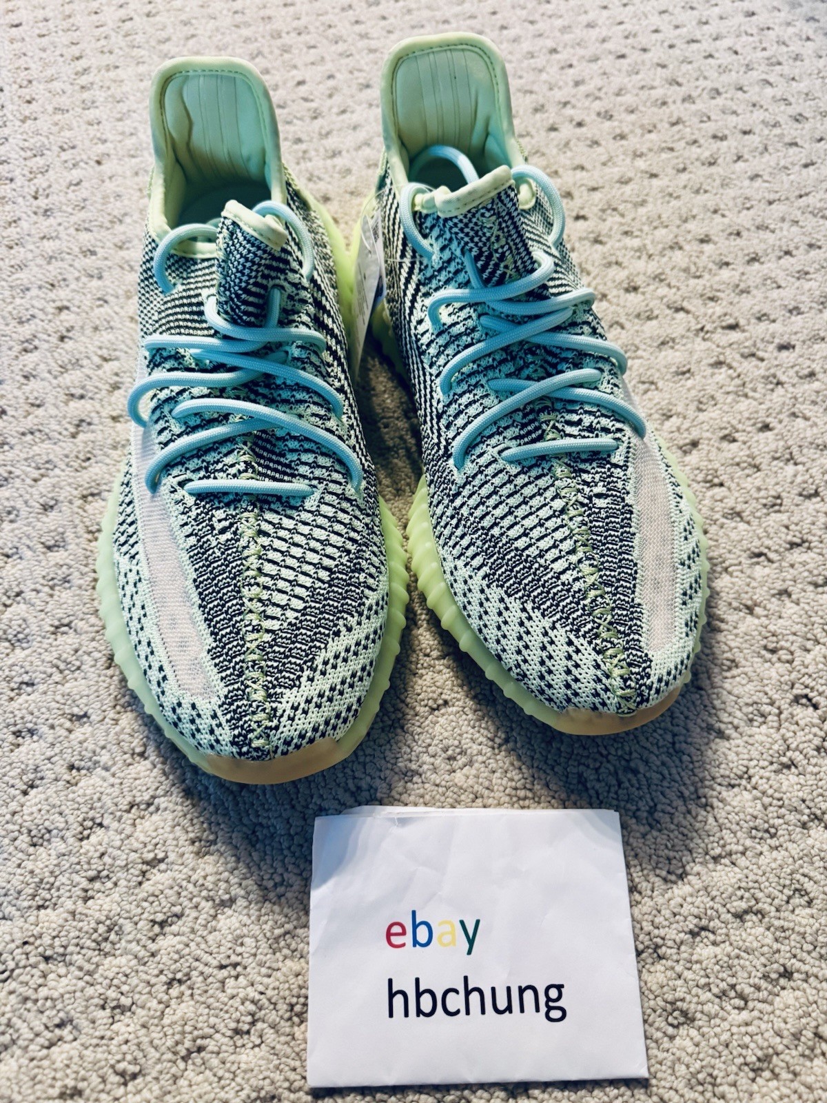 Brand New Size 10.5 Aadidas Yeezy Boost 350 V2 Yeezreel Non-Reflective FW5191 thumbnail 2