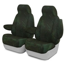For Jeep Wrangler 13 Realtree Fishing 1st Row Camo Black Custom Seat Covers