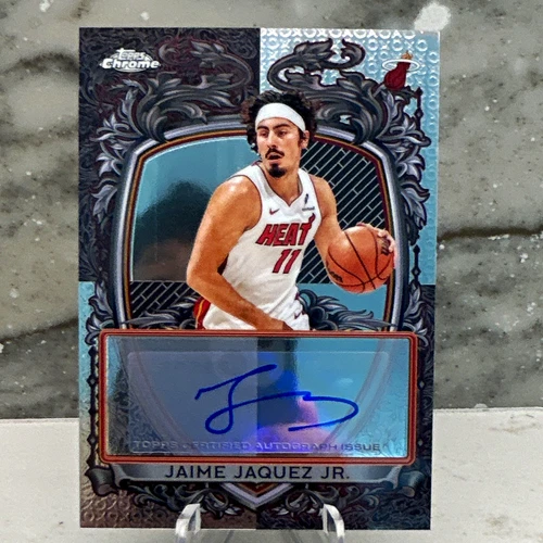 2025 Topps Chrome Jaime Jaquez Jr. Signature Style (RAW)