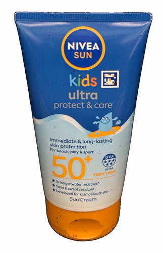NIVEA Sun Kids Ultra Protect & Care Sun Cream SPF 50+ Water Resistant 150ml