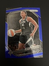 2024 Panini Prizm WNBA #58 Kiah Stokes Blue Velocity Ice Prizm