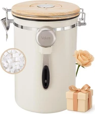 Coffee Canister 22oz Medium Airtight Stainless Steel Food Storage Container