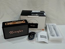 Retro Karaoke Machine with Two Wireless Microphones, Portable Bluetooth Speaker