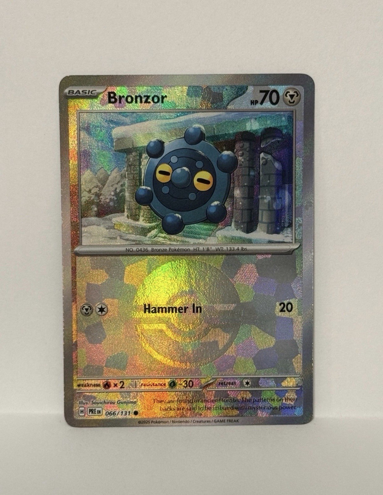 Bronzor (Poke Ball Pattern) - SV: Prismatic Evolutions (PRE) 066/131 Pokemon NM