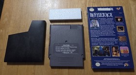 Beetlejuice NES Nintendo Entertainment System Near Complete Missing Manual