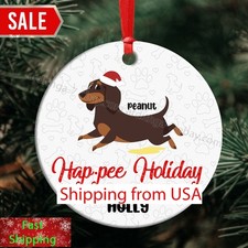 Christmas Funny Gift for Dog Lover Personalized Ornament