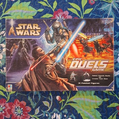 Star Wars Epic Duels Board Game Milton Bradley 2002 Near Complete 30 Characters