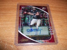 2020 Panini NFL Football Steven Montez Rookie Auto Card 94/100 Redskins