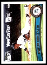 Emilio Bonifacio 2011 Topps #303 Marlins MLB READ FREE SHIPPING AutographDen