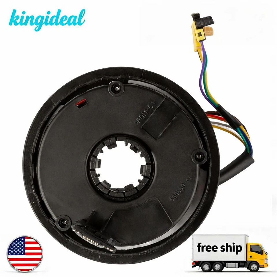 68034898AB Clock Spring Fit Chrysler 300 Dodge Challenger Charger 2008-2010 Foto 3 de 4