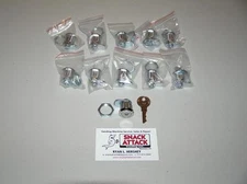 VENDSTAR 3000 (10) #159 TOP LID LOCKS & (4) KEYS - New / Free Ship!