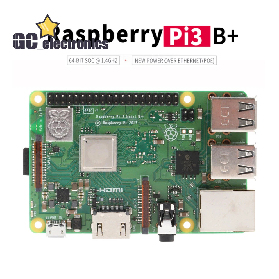 Raspberry Pi 3 B plus 3B+ Model B+ Plus 1.4GHz ARM Cortex-A53 OEM Version - Image 3 of 4