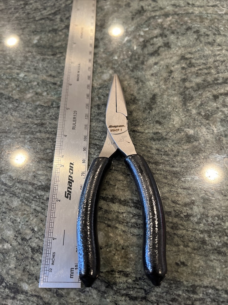 Snap-On 95acf 6” talon grip needle nose pliers black | eBay