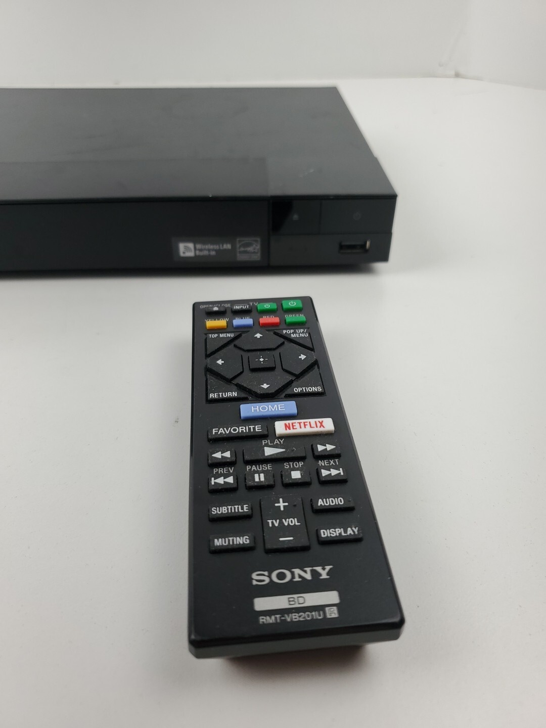 Sony BDPBX370 Bluray Disc Player with builtin WiFi & HDMI Remote