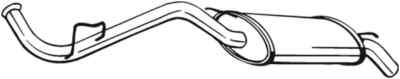 BOSAL 278-419 MUFFLER FOR RENAULT