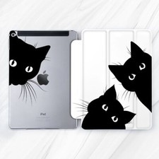 Black Cats Animal Kitten Cute Case For iPad 10.2 Air 3 4 5 Pro 9.7 11 12.9 Mini