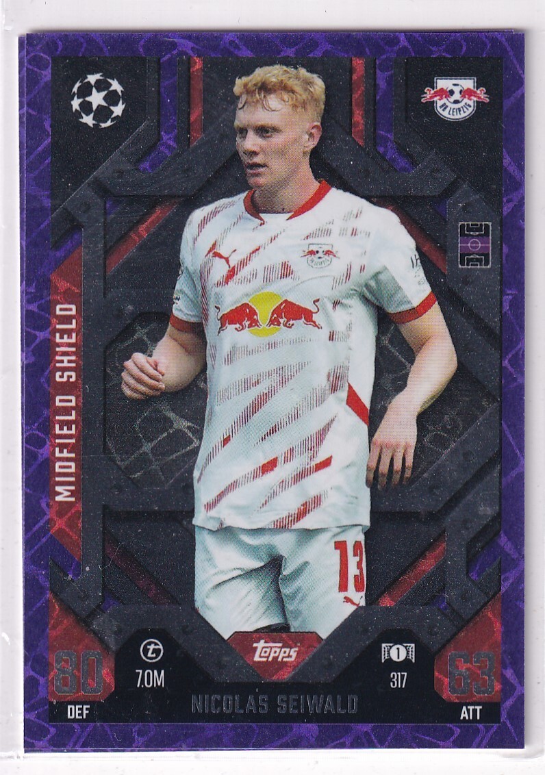 Topps Match Attax CL Extra 24/25 No. 317 Nicolas Seiwald Topps Match Attax CL Extra 24/25 No. 317 Nicolas Seiwald