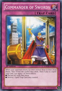 Commander of Swords - GAOV-EN068 - Common - Unlimited Edition x3 - Near Mint
