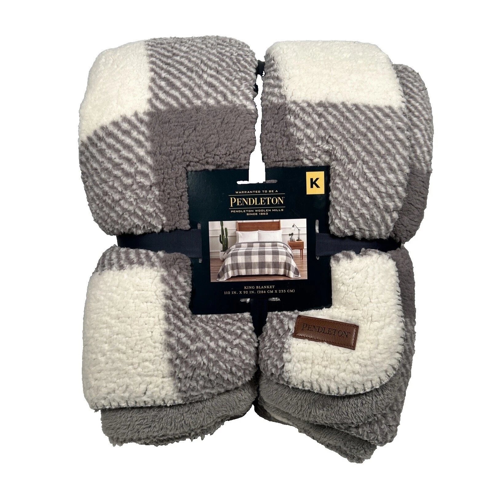 Pendleton 格子 King 毛毯和休闲毯
