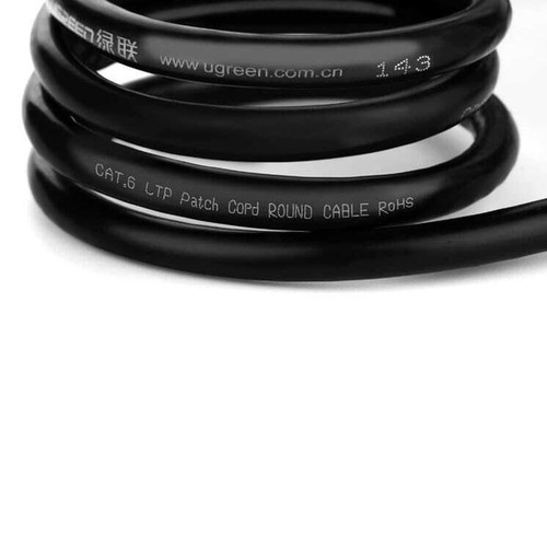 Internet Kabel Ethernet RJ45 Cat 6 FTP 1000/Mbps 0.5m UGREEN Schnell Schwarz - Photo 12/12