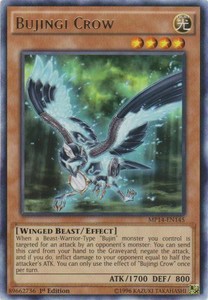 Bujingi Crow - MP14-EN145 - Rare - 1st Edition x3 - Near Mint
