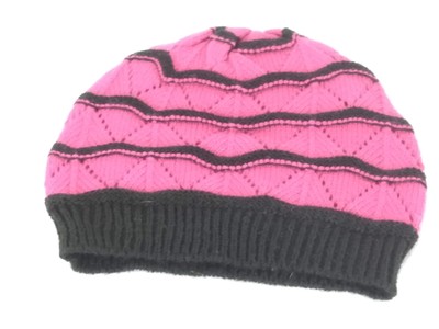black designer beanie