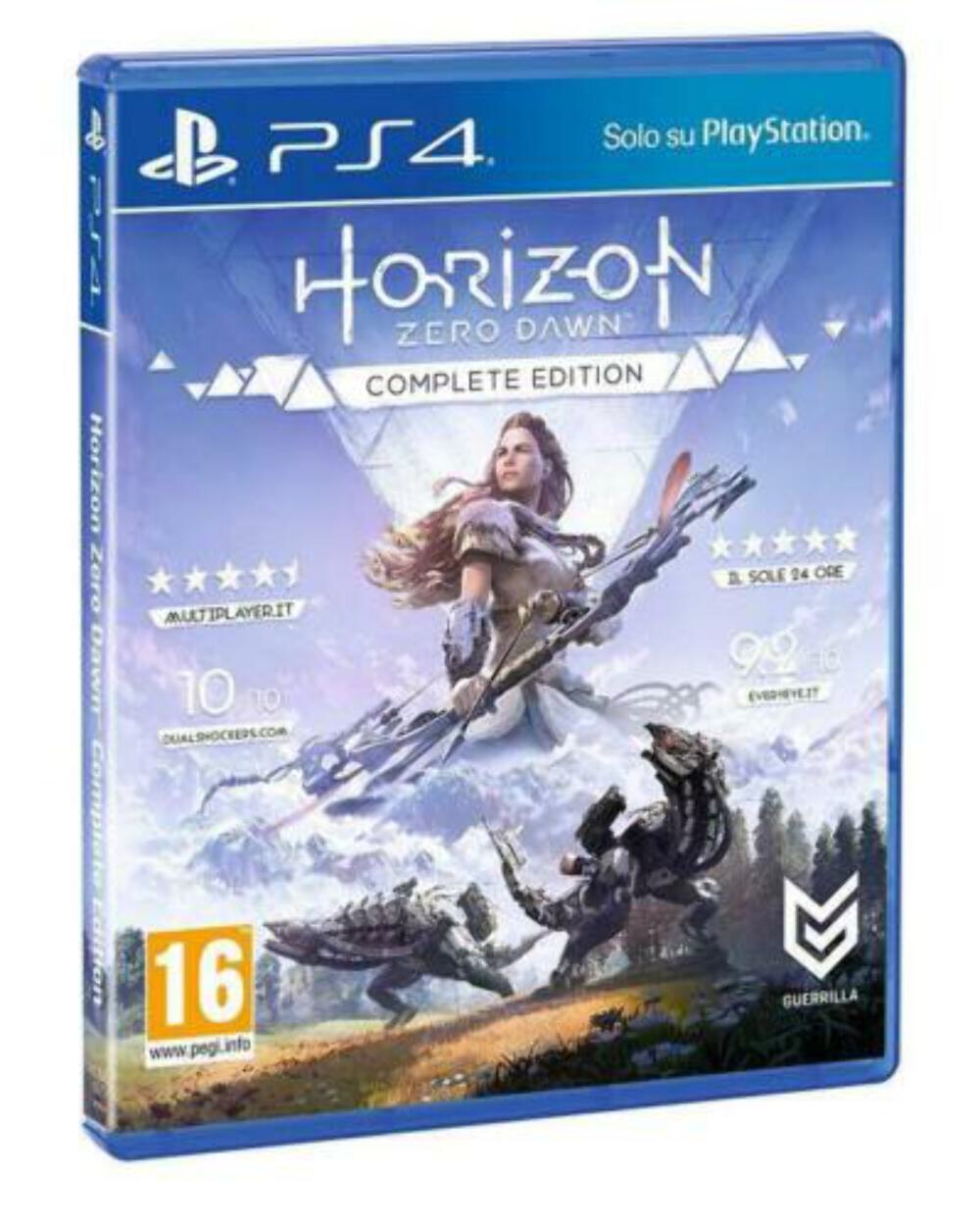 HORIZON ZERO DAWN EDIZIONE COMPLETA PS4 GIOCO PLAYSTATION 4 PRIMA STAMPA PAL ITA