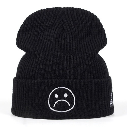 Sad Boy Emoji Embroidery Men Women 
