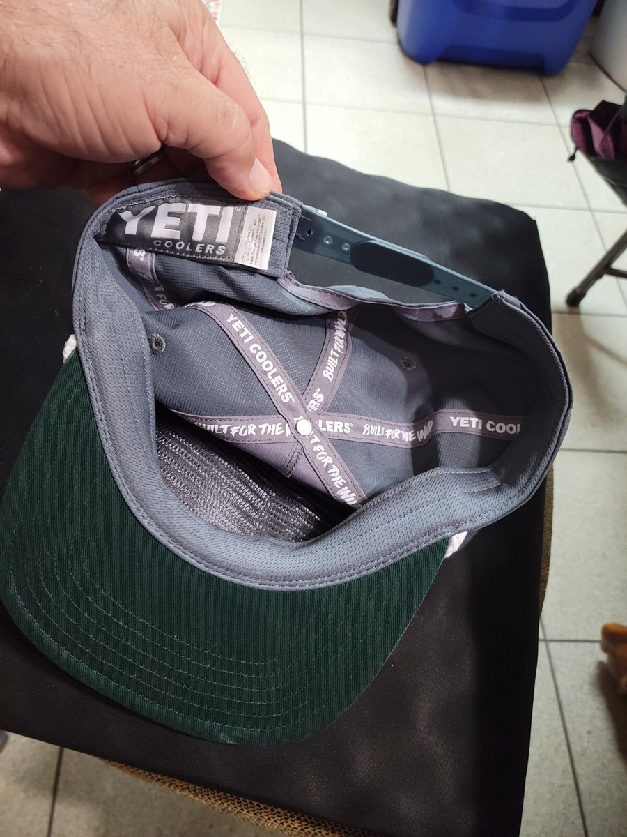 YETI Coolers Baseball Hat Ball Cap Adjustable Snapback Gray