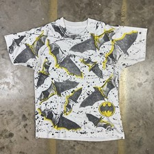 Vintage 1988 Batman All Over Print t shirt sz medium DC comics single stitch tee