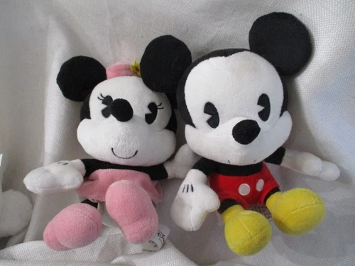 DISNEY parks MICKEY  & minnie plush   new set of 2 cute 9"