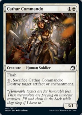 Cathar Commando ~ Midnight Hunt [ NM ] [ Magic MTG ]