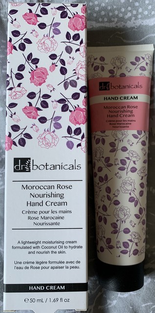 dr botanicals handcreme moroccan rose