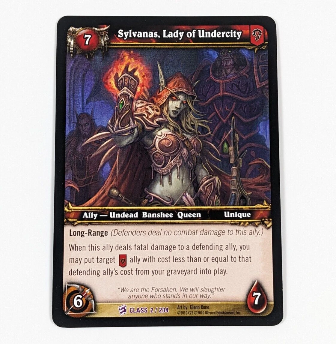 World of Warcraft TCG Rare Individual Collectible Card Game Cards for sale  - eBay
