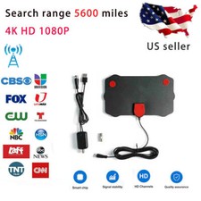 4K 1080P Upgraded Digital Antenna 5600 Miles Antenna HD TV Digital Indoor Window