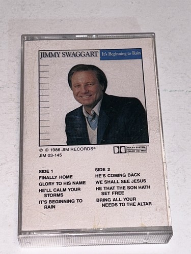 Jimmy Swaggart It’s Beginning To Rain Southern Gospel Music Cassette 1S16 - Picture 3 of 4