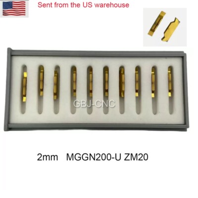 2.0mm cut-off groove insert MGGN200 Used for CNC lathe tool handle MGEHR MGIVR