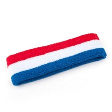 Patriot Style Stripe Headbands Sweatbands American Flag Style for Men and Women