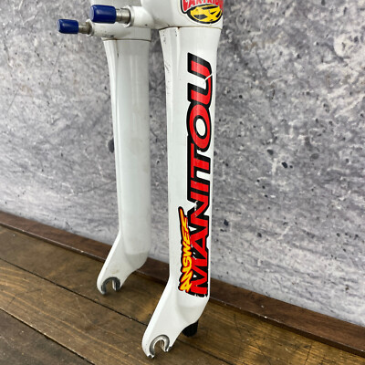 Vintage Manitou Answer Fork SX White 1 1/4 Threadless 26 in 6 In