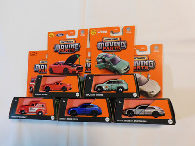 Matchbox 2025  - Moving Parts - Box A - Set of 5
