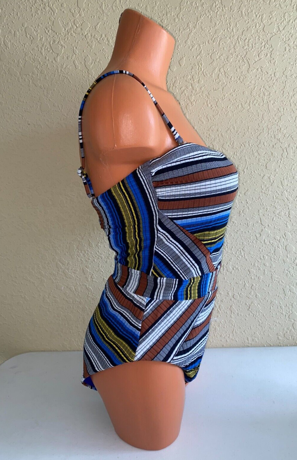 Becca Womens Babylon Ellie One-Piece Swimsuit In Multi Size Large image 3