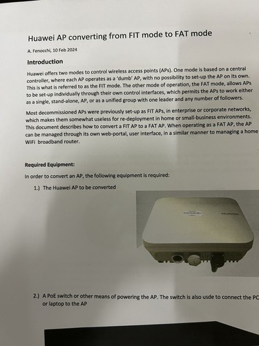 Huawei AP8030DN Outdoor Wireless LAN Access Point + Conversion instructions - Afbeelding 11 van 11
