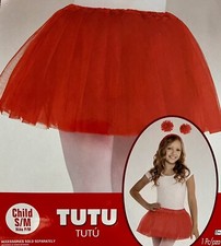 Tutu Red Skirt, Child size S/M
