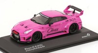 1:43 Solido Nissan GT-R (R35) Liberty Walk Body Kit Pink/Black