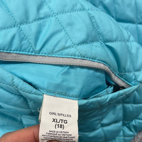 The North Face Jacket Girls XL Reversible Fleece Fuzzy Outdoors Hiking Youth - Picture 7 of 12